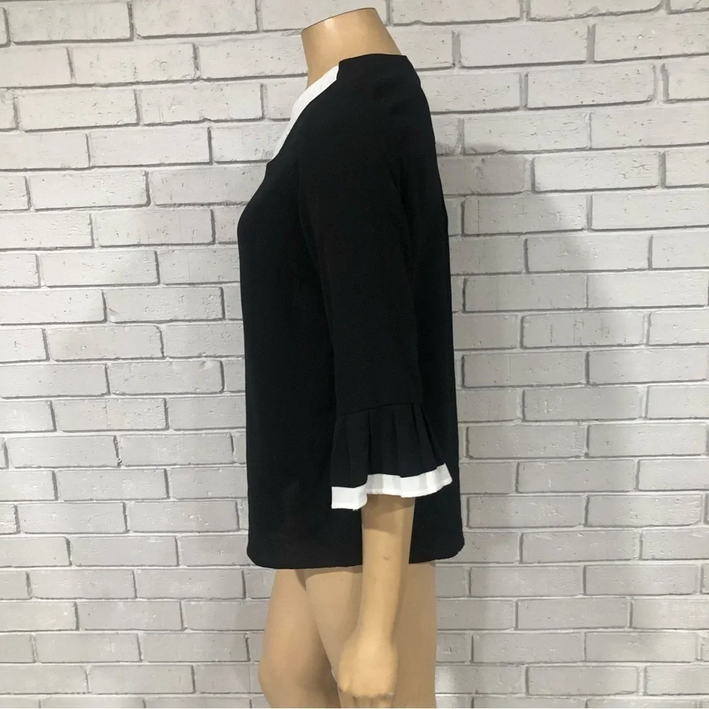 NY Collection‎ Colorblock Top - Picture 2 of 7